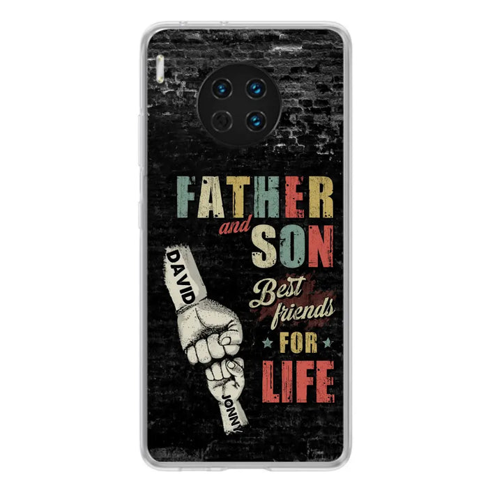 Personalized Father Phone Case - Up to 5 Children - Father's Day Gift Idea from Sons/Daughters - Father And Son/Daughter Best Friends For Life - Case for Xiaomi/Huawei/Oppo