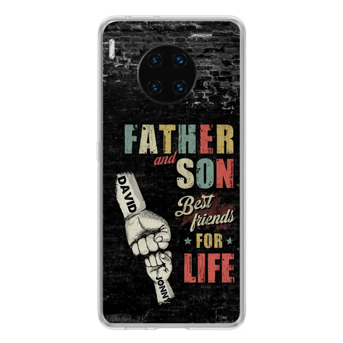 Personalized Father Phone Case - Up to 5 Children - Father's Day Gift Idea from Sons/Daughters - Father And Son/Daughter Best Friends For Life - Case for Xiaomi/Huawei/Oppo