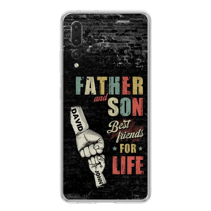 Personalized Father Phone Case - Up to 5 Children - Father's Day Gift Idea from Sons/Daughters - Father And Son/Daughter Best Friends For Life - Case for Xiaomi/Huawei/Oppo