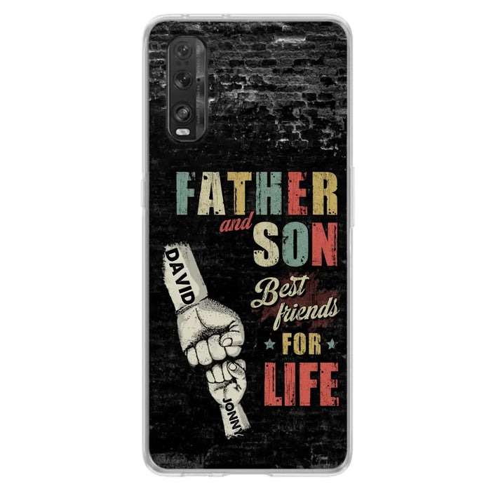 Personalized Father Phone Case - Up to 5 Children - Father's Day Gift Idea from Sons/Daughters - Father And Son/Daughter Best Friends For Life - Case for Xiaomi/Huawei/Oppo