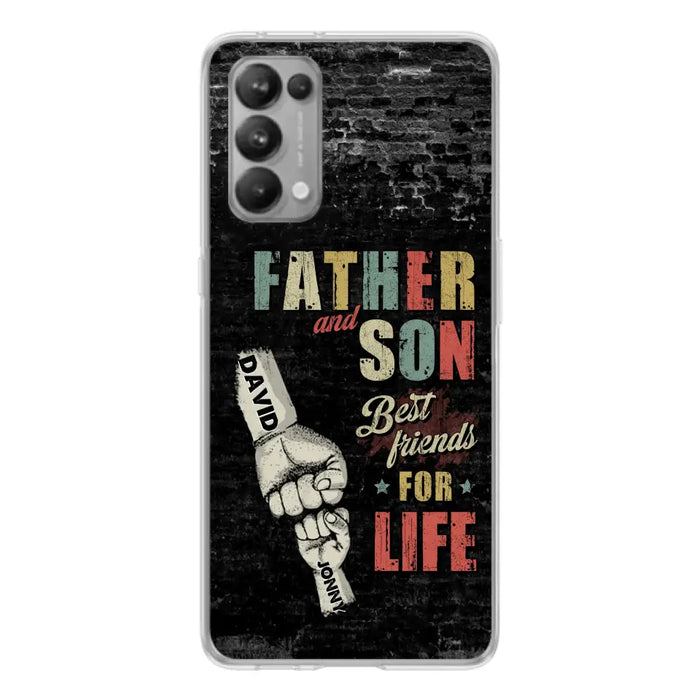 Personalized Father Phone Case - Up to 5 Children - Father's Day Gift Idea from Sons/Daughters - Father And Son/Daughter Best Friends For Life - Case for Xiaomi/Huawei/Oppo