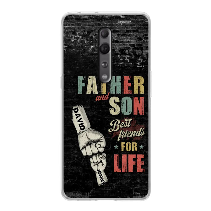 Personalized Father Phone Case - Up to 5 Children - Father's Day Gift Idea from Sons/Daughters - Father And Son/Daughter Best Friends For Life - Case for Xiaomi/Huawei/Oppo