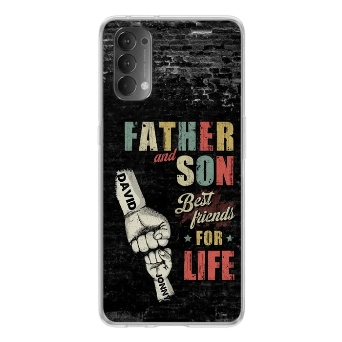 Personalized Father Phone Case - Up to 5 Children - Father's Day Gift Idea from Sons/Daughters - Father And Son/Daughter Best Friends For Life - Case for Xiaomi/Huawei/Oppo