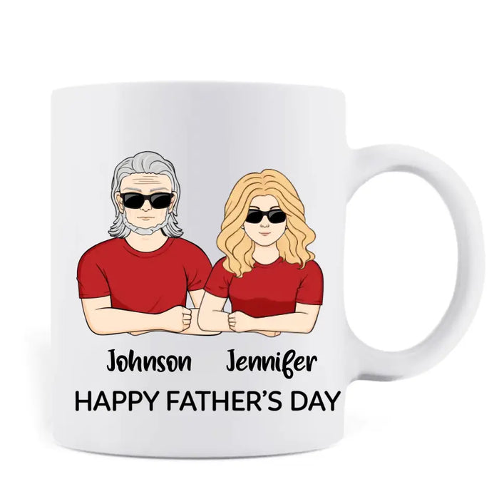 Personalized Dad Coffee Mug - Funny Gift for Father's Day - From Your Favorite Tech Support