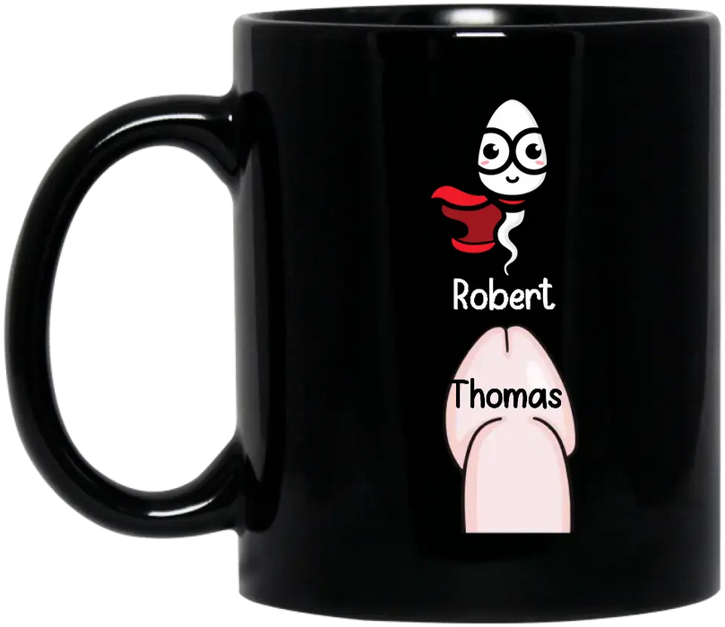 Personalized Sperms Coffee Mug - Gift Idea For Father's Day From Kids - Up to 5 Sperms - I Can't Believe A Massive Legend Came Out Of Your Little Wiener