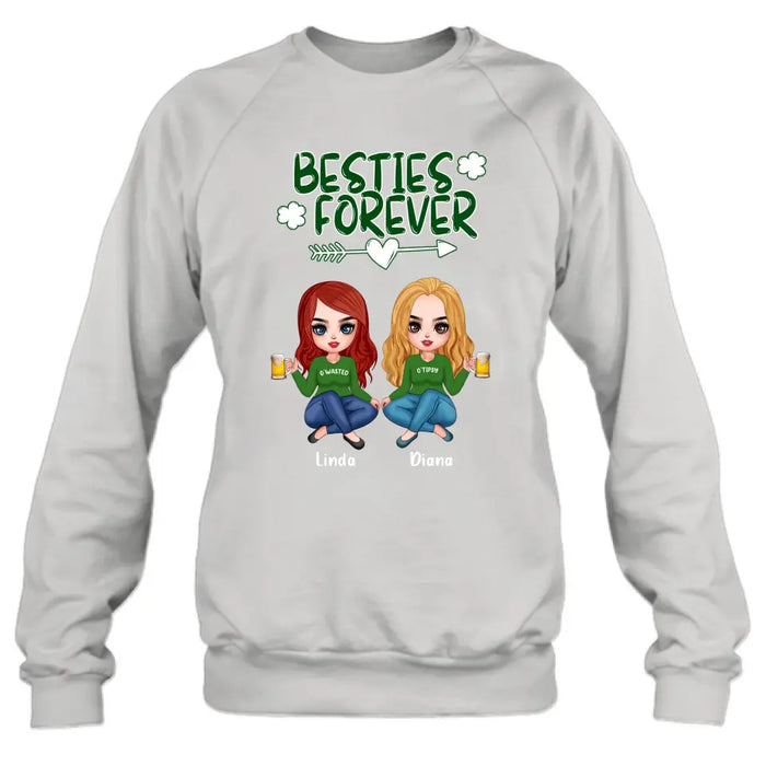 Personalized Friends T-shirt and Sweatshirt - Gift For Best Friends - Besties Forever