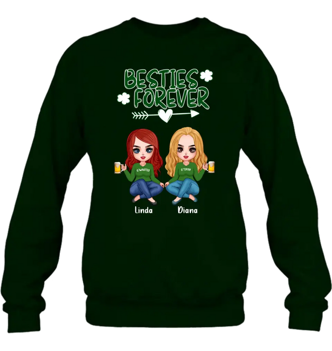 Personalized Friends T-shirt and Sweatshirt - Gift For Best Friends - Besties Forever
