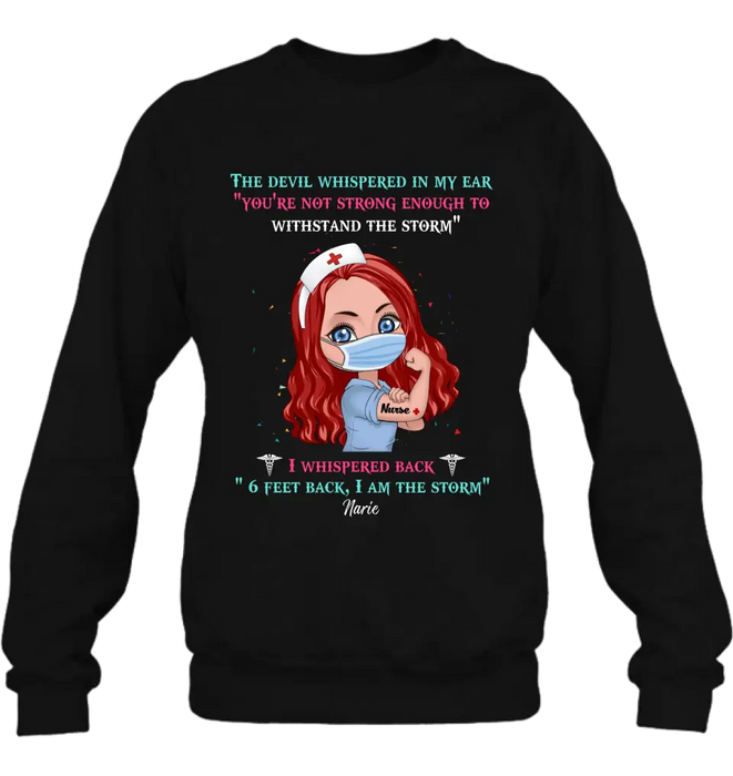 Custom Personalized Nurse Shirt - Gift Idea For Nurse - I Am The Storm