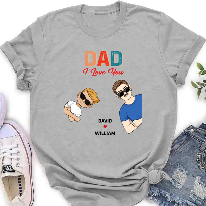 Personalized Dad Shirt/Hoodie - Up to 2 Children & 2 Pets - Father's Day Gift Idea - Dad We Love You