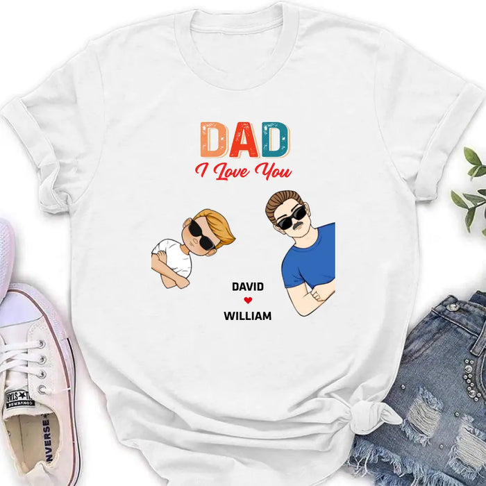 Personalized Dad Shirt/Hoodie - Up to 2 Children & 2 Pets - Father's Day Gift Idea - Dad We Love You