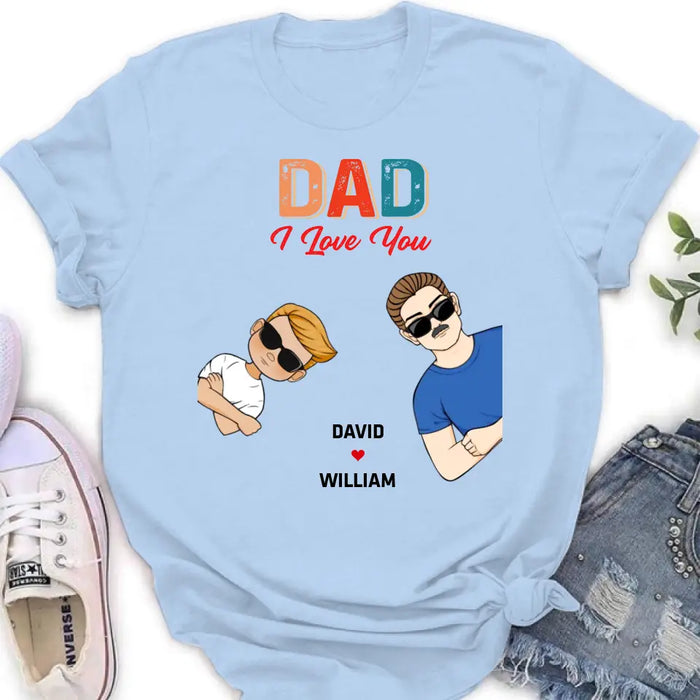 Personalized Dad Shirt/Hoodie - Up to 2 Children & 2 Pets - Father's Day Gift Idea - Dad We Love You