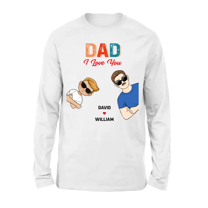 Personalized Dad Shirt/Hoodie - Up to 2 Children & 2 Pets - Father's Day Gift Idea - Dad We Love You