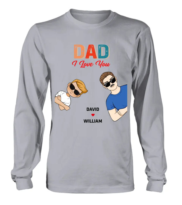 Personalized Dad Shirt/Hoodie - Up to 2 Children & 2 Pets - Father's Day Gift Idea - Dad We Love You