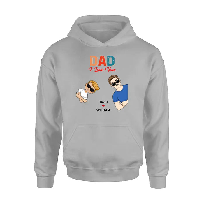 Personalized Dad Shirt/Hoodie - Up to 2 Children & 2 Pets - Father's Day Gift Idea - Dad We Love You