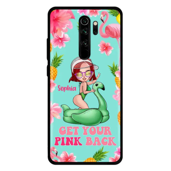Custom Personalized Bikini Girl Phone Case - Gift Idea For Girl - Get Your Pink Back - Cases For Oppo/Xiaomi/Huawei