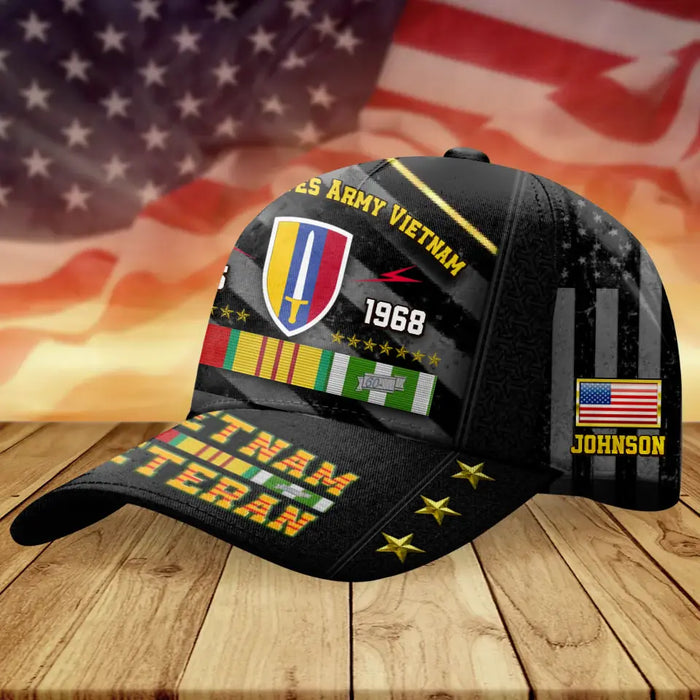 Personalized Vietnam Veteran Cap - Birthday/Father's Day Gift For Veteran