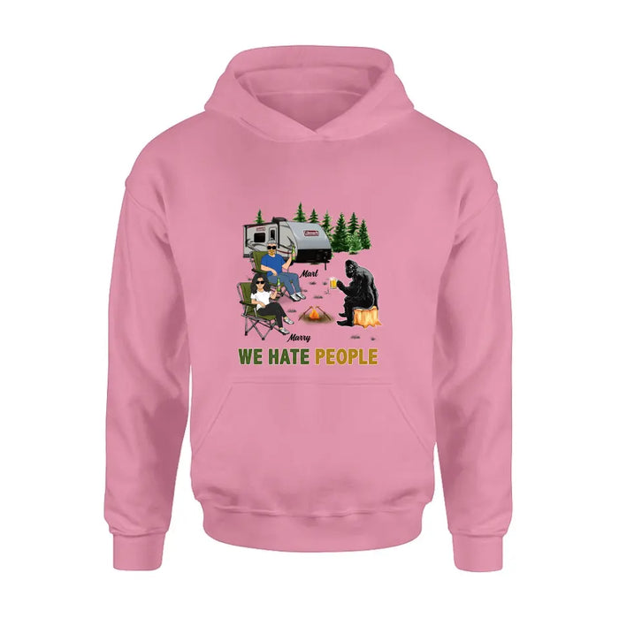 Personalized Camping Shirt/Hoodie - Gift Idea For Camping Lover - We Hate People