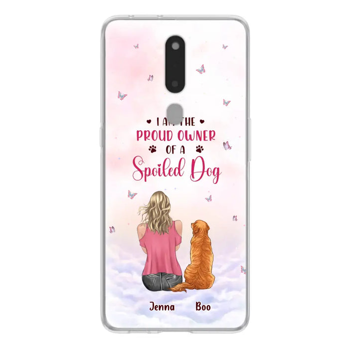 Personalized Dog Mom Phone Case - Up To 5 Dogs - Gift Idea For Dog Lovers - I Am The Proud Owner Of A Spoiled Dog - Case for Xiaomi/Huawei/Oppo