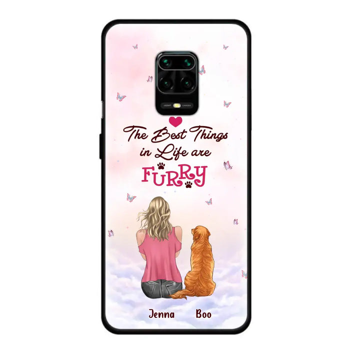 Personalized Dog Mom Phone Case - Up to 5 Dogs - Gift Idea For Dog Lovers - The Best Things In Life Are Furry - Case for Xiaomi/Huawei/Oppo