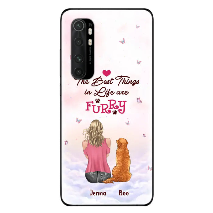 Personalized Dog Mom Phone Case - Up to 5 Dogs - Gift Idea For Dog Lovers - The Best Things In Life Are Furry - Case for Xiaomi/Huawei/Oppo
