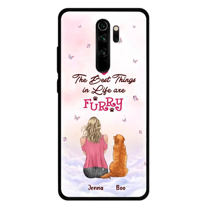 Personalized Dog Mom Phone Case - Up to 5 Dogs - Gift Idea For Dog Lovers - The Best Things In Life Are Furry - Case for Xiaomi/Huawei/Oppo