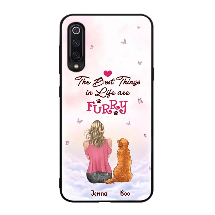 Personalized Dog Mom Phone Case - Up to 5 Dogs - Gift Idea For Dog Lovers - The Best Things In Life Are Furry - Case for Xiaomi/Huawei/Oppo