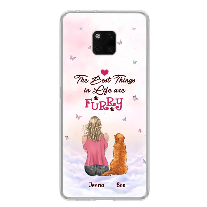 Personalized Dog Mom Phone Case - Up to 5 Dogs - Gift Idea For Dog Lovers - The Best Things In Life Are Furry - Case for Xiaomi/Huawei/Oppo