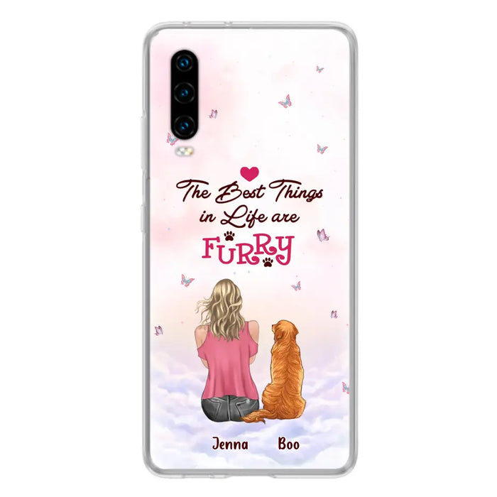 Personalized Dog Mom Phone Case - Up to 5 Dogs - Gift Idea For Dog Lovers - The Best Things In Life Are Furry - Case for Xiaomi/Huawei/Oppo