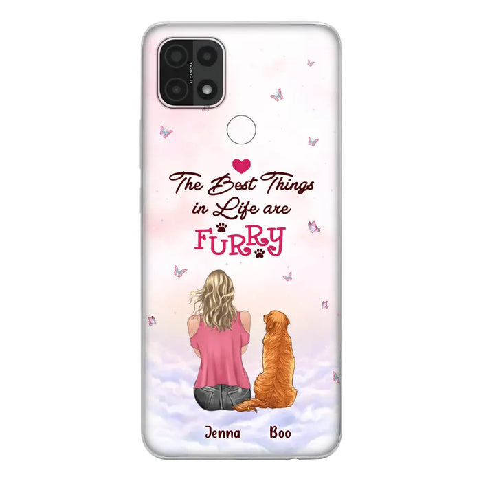 Personalized Dog Mom Phone Case - Up to 5 Dogs - Gift Idea For Dog Lovers - The Best Things In Life Are Furry - Case for Xiaomi/Huawei/Oppo