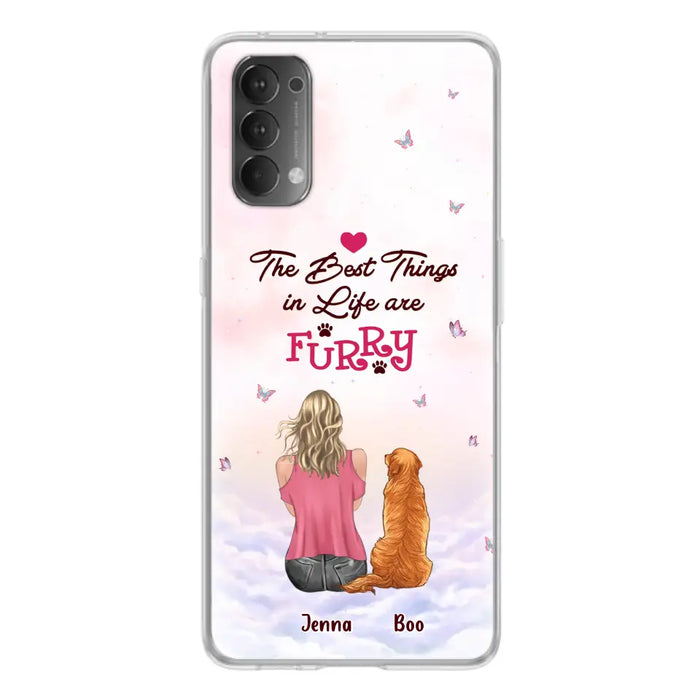 Personalized Dog Mom Phone Case - Up to 5 Dogs - Gift Idea For Dog Lovers - The Best Things In Life Are Furry - Case for Xiaomi/Huawei/Oppo