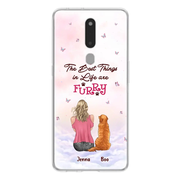 Personalized Dog Mom Phone Case - Up to 5 Dogs - Gift Idea For Dog Lovers - The Best Things In Life Are Furry - Case for Xiaomi/Huawei/Oppo