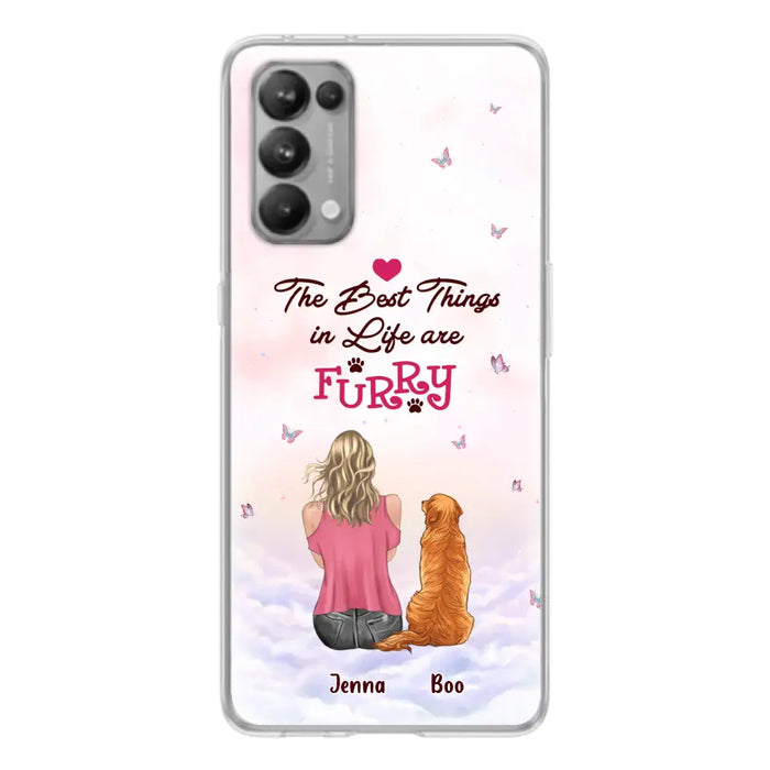 Personalized Dog Mom Phone Case - Up to 5 Dogs - Gift Idea For Dog Lovers - The Best Things In Life Are Furry - Case for Xiaomi/Huawei/Oppo