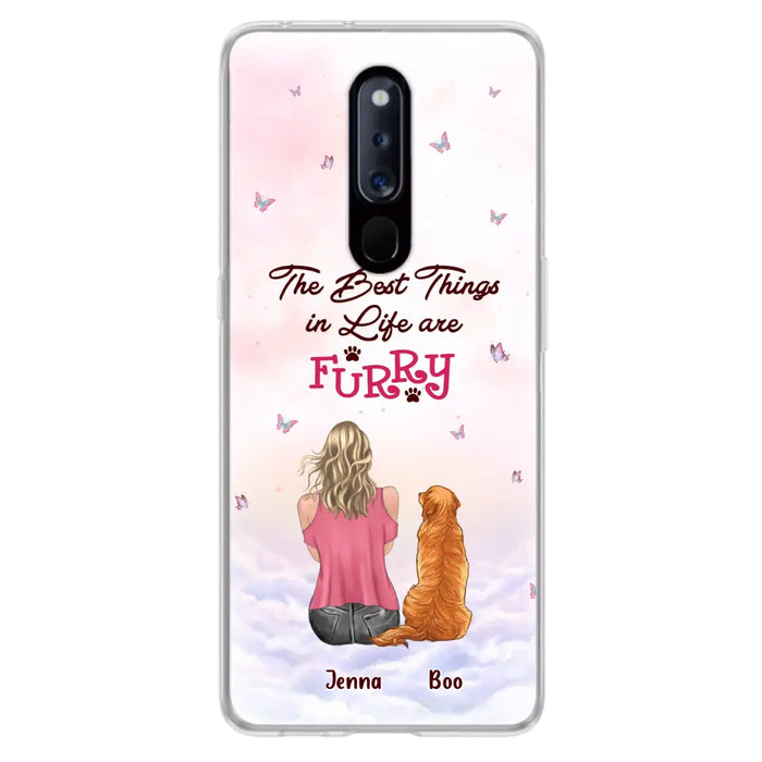 Personalized Dog Mom Phone Case - Up to 5 Dogs - Gift Idea For Dog Lovers - The Best Things In Life Are Furry - Case for Xiaomi/Huawei/Oppo