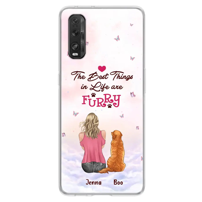 Personalized Dog Mom Phone Case - Up to 5 Dogs - Gift Idea For Dog Lovers - The Best Things In Life Are Furry - Case for Xiaomi/Huawei/Oppo