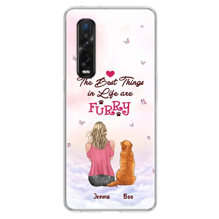 Personalized Dog Mom Phone Case - Up to 5 Dogs - Gift Idea For Dog Lovers - The Best Things In Life Are Furry - Case for Xiaomi/Huawei/Oppo