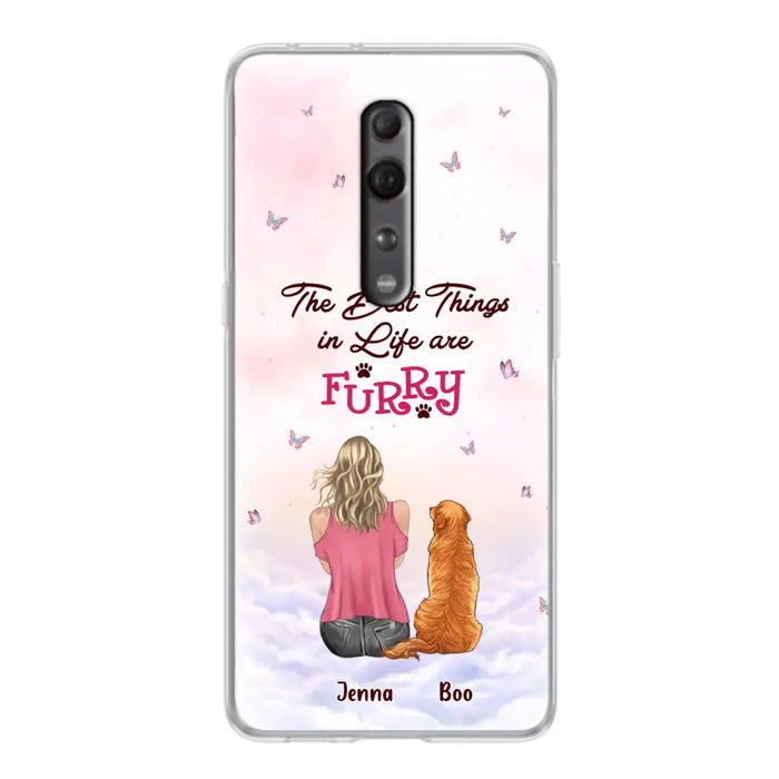 Personalized Dog Mom Phone Case - Up to 5 Dogs - Gift Idea For Dog Lovers - The Best Things In Life Are Furry - Case for Xiaomi/Huawei/Oppo