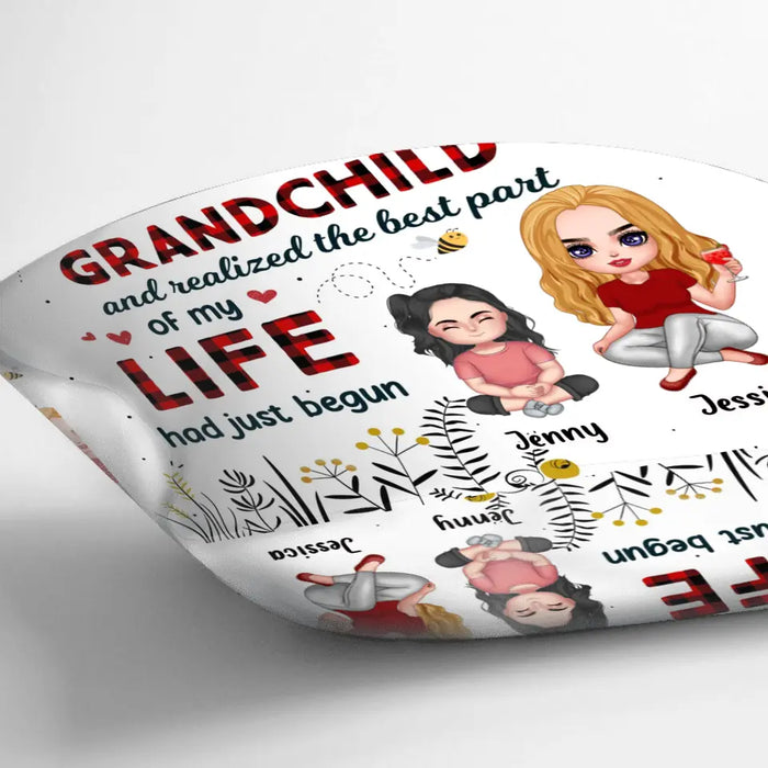 Personalized Grandma Pillow Cover - Gift Idea for Grandma - As I Grew Older I Thought The Best Part Of My Life Was Over