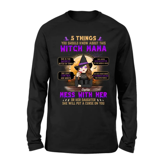 Personalized Witch Mom Shirt/Hoodie - Best Gift Idea For Halloween/Mom - 5 Things You Should Know About This Witch Mama