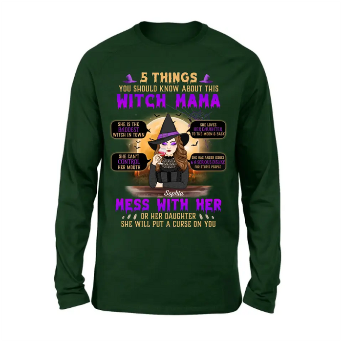 Personalized Witch Mom Shirt/Hoodie - Best Gift Idea For Halloween/Mom - 5 Things You Should Know About This Witch Mama
