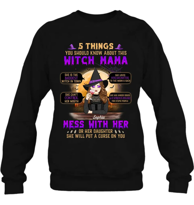 Personalized Witch Mom Shirt/Hoodie - Best Gift Idea For Halloween/Mom - 5 Things You Should Know About This Witch Mama