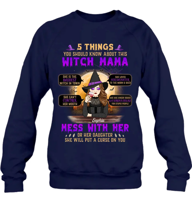 Personalized Witch Mom Shirt/Hoodie - Best Gift Idea For Halloween/Mom - 5 Things You Should Know About This Witch Mama