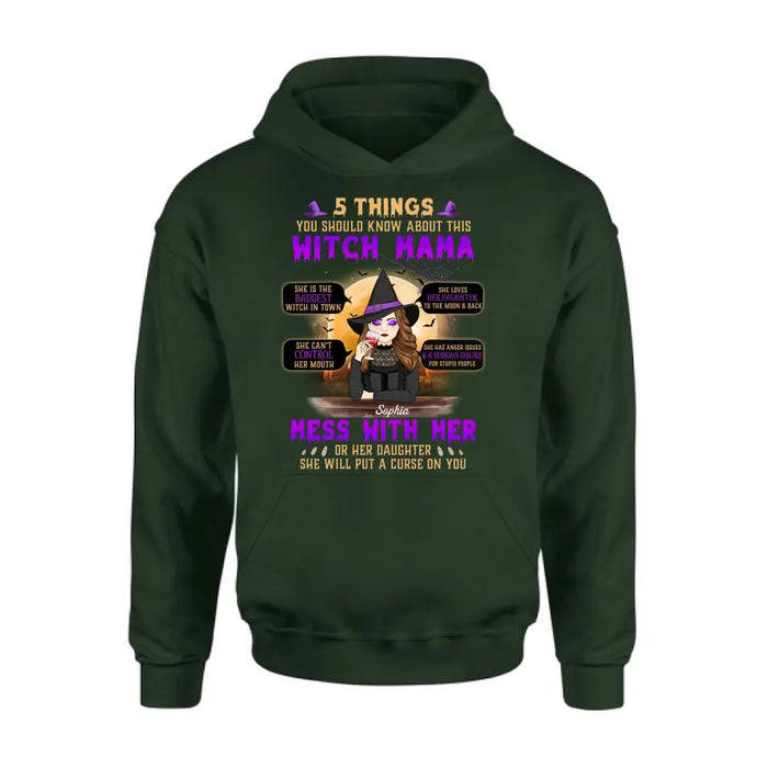 Personalized Witch Mom Shirt/Hoodie - Best Gift Idea For Halloween/Mom - 5 Things You Should Know About This Witch Mama