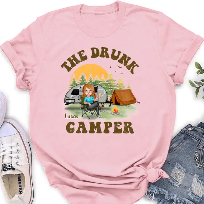 Personalized Camping Shirt/Hoodie - Gift Idea for Camping Lovers/Friends - The Drunk Camper