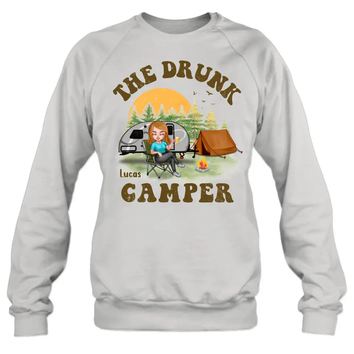 Personalized Camping Shirt/Hoodie - Gift Idea for Camping Lovers/Friends - The Drunk Camper