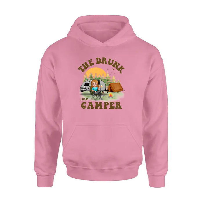 Personalized Camping Shirt/Hoodie - Gift Idea for Camping Lovers/Friends - The Drunk Camper