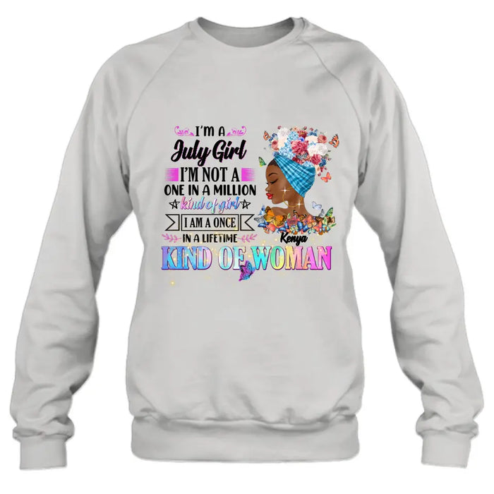 Personalized Birthday Girl Shirt/Hoodie - Gift Idea For Birthday - I'm A October Girl I'm Not A One In A Million Kind Of Girl