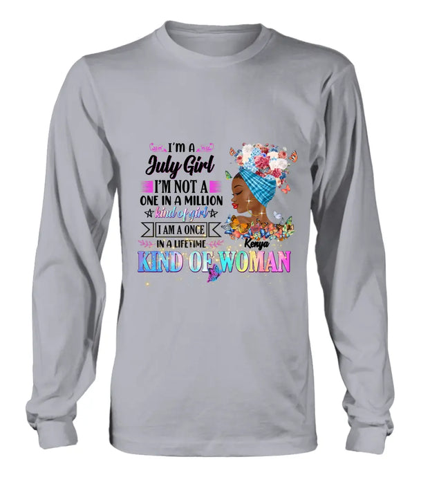 Personalized Birthday Girl Shirt/Hoodie - Gift Idea For Birthday - I'm A October Girl I'm Not A One In A Million Kind Of Girl
