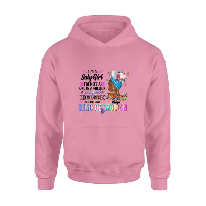 Personalized Birthday Girl Shirt/Hoodie - Gift Idea For Birthday - I'm A October Girl I'm Not A One In A Million Kind Of Girl