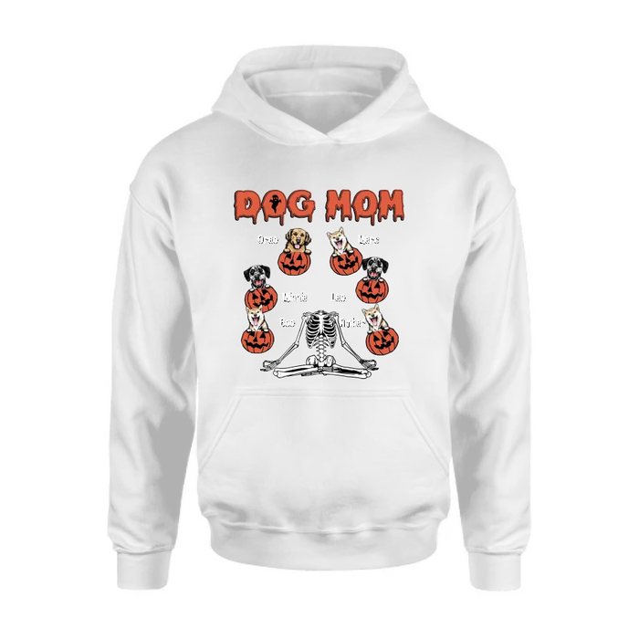 Personalized Dog/Cat Mom Shirt/Hoodie - Gift Idea for Halloween/Dog/Cat Lovers - Up to 6 Dogs - Dog Mom