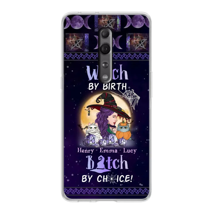 Personalized Witch Phone Case - Halloween Gift Idea For Pet Lovers - Witch By Birth Bitch By Choice - Oppo/Xiaomi/Huawei